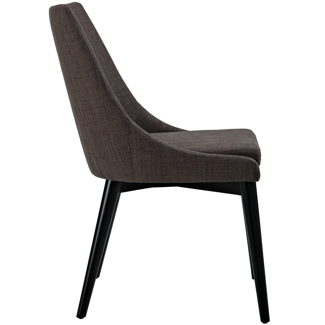 Modway Viscount Dining Chair Koala Company Fabric: Brown 100% Polyester