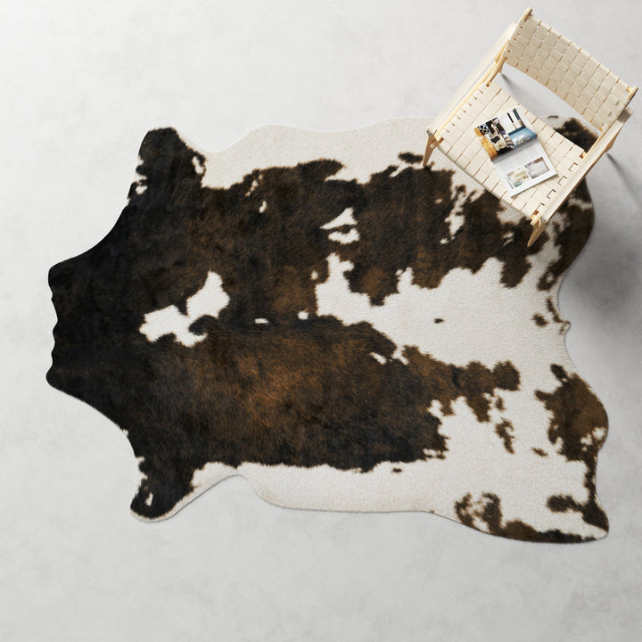 Epic Faux Cowhide Beige/Brown Area Rug AllModern Rug Size: Novelty 5' x 6'6"