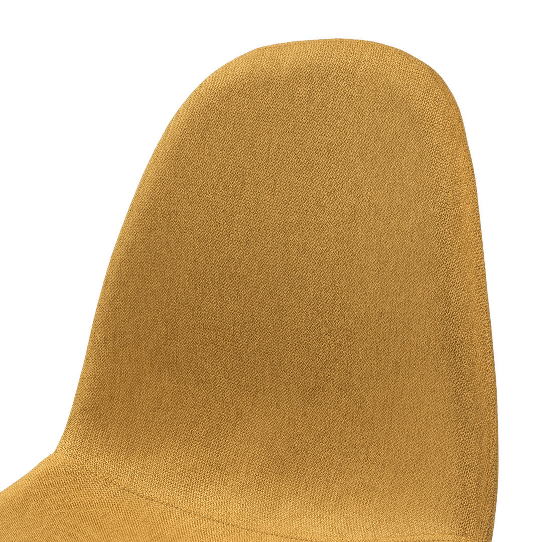 Axia Side Chair (Set of 4) Wade Logan® Upholstery Color: Mustard