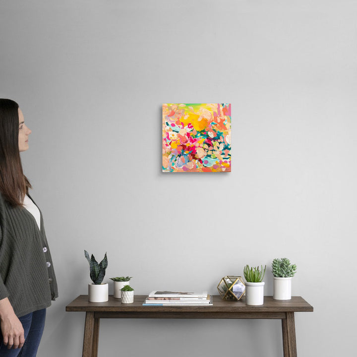Hopeless Romantic by Amira Rahim - Print on Canvas Wade Logan® Size: 12" H x 12" W Format: Wrapped Canvas