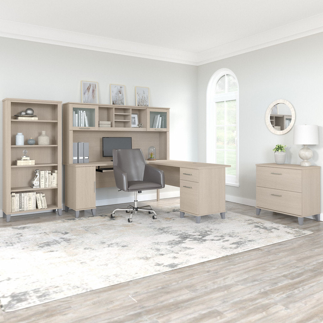 Magomed Bookcase Gracie Oaks Color: Sand Oak