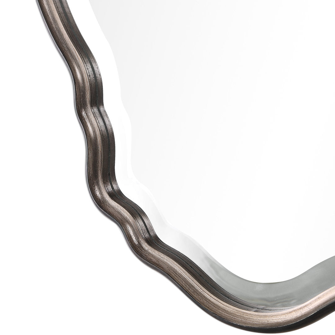 Oaklynn Modern & Contemporary Beveled Mirror Three Posts™ Finish: Dark Bronze