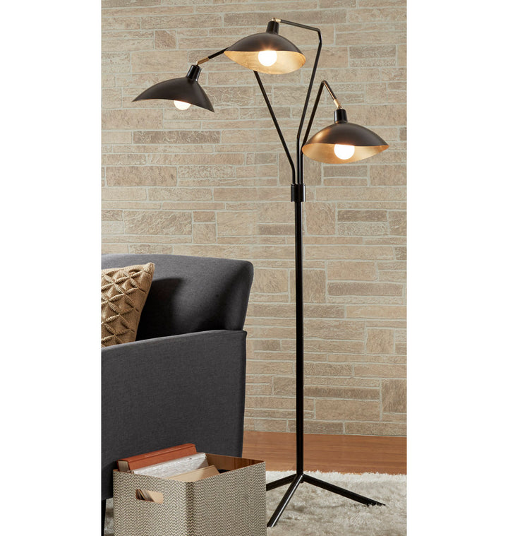 Hopson 70" Tree Floor Lamp AllModern Base Finish: Black