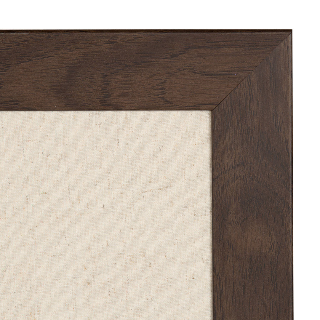 Brucie Framed Wall Mounted Corkboard/Bulletin Board Union Rustic Color: Walnut Brown Size: 27" H x 18" W x 1" D
