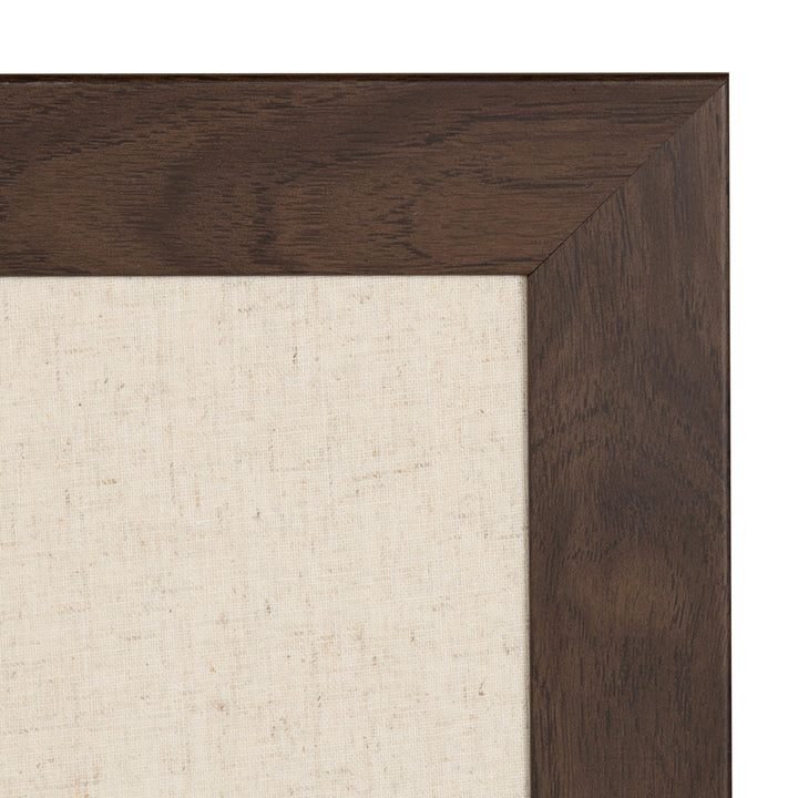 Brucie Framed Wall Mounted Corkboard/Bulletin Board Union Rustic Color: Walnut Brown Size: 27" H x 18" W x 1" D