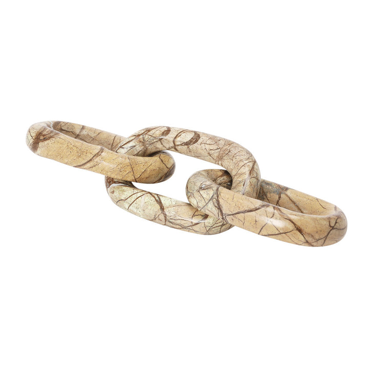 Ocarina Marble Chain Link Birch Lane™ Color: Forest Brown