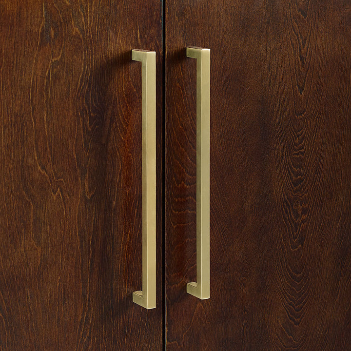 Ayinde 2 - Door Accent Cabinet Wade Logan® Color: Mahogany