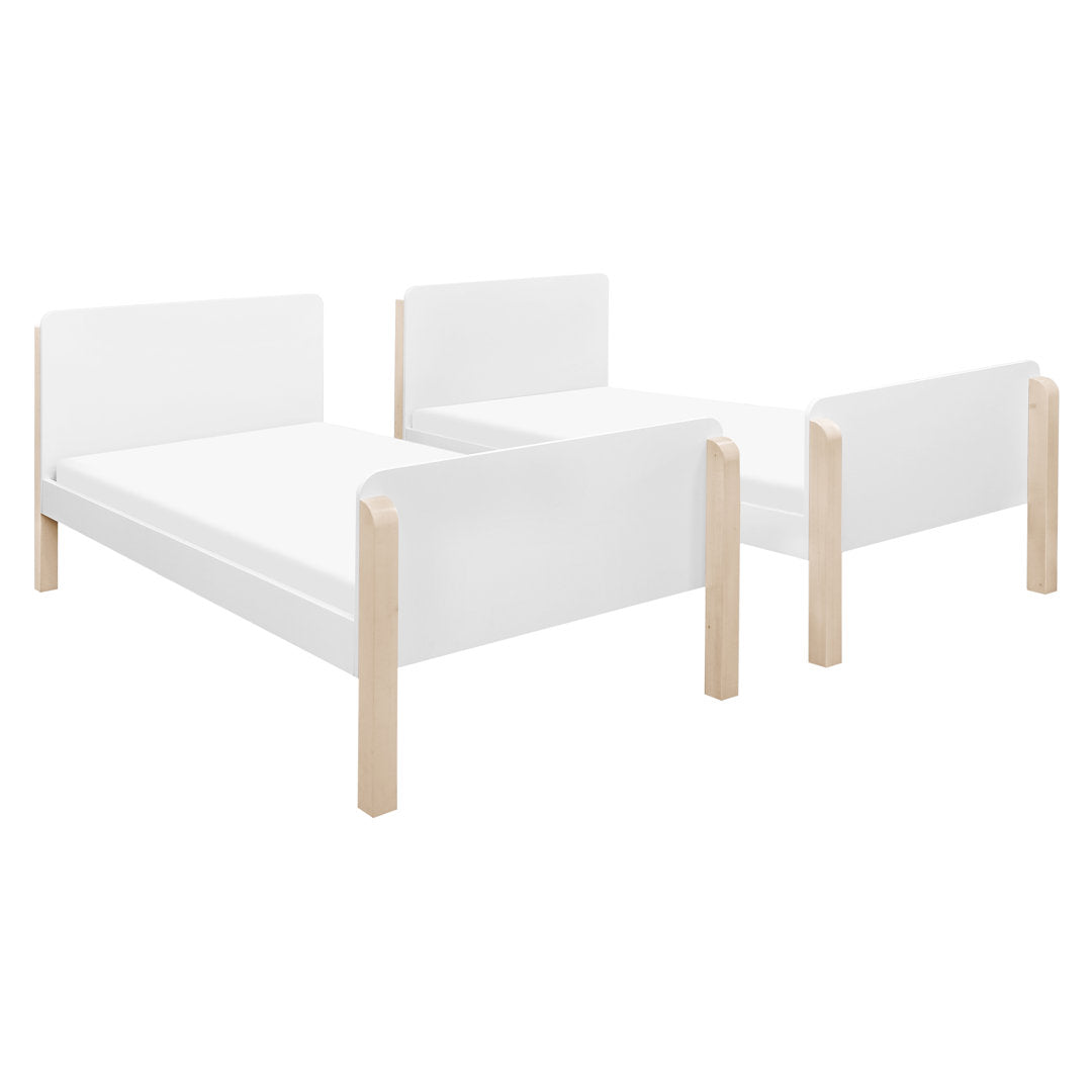 TipToe Twin Bunk Bed babyletto Color: White/Light Brown