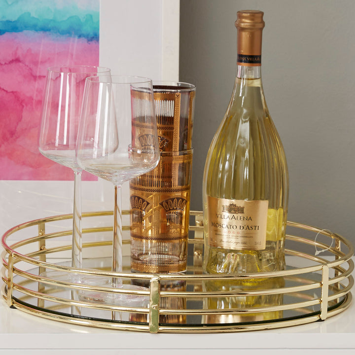 Chanetta Vanity Tray Mercer41 Color: Gold