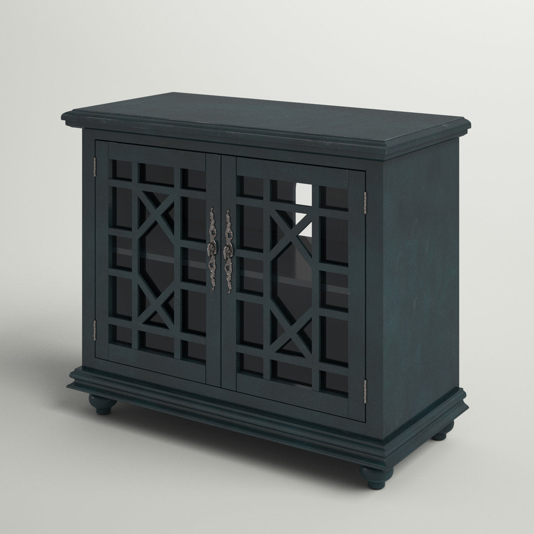 Ahmara 2 - Door Accent Cabinet Three Posts™ Color: Catalina Blue