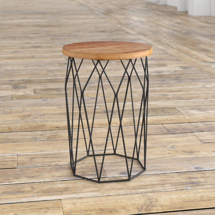 Lupi Drum End Table Mercury Row®