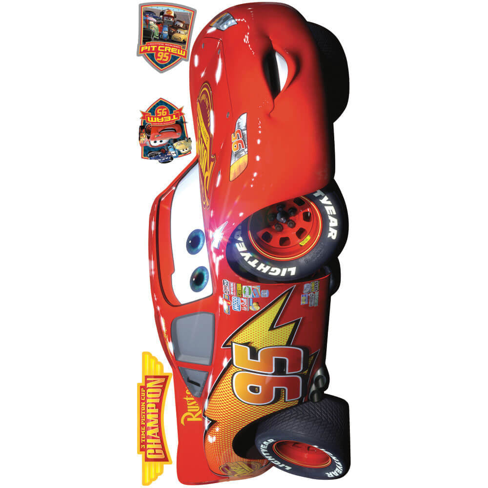 Cars Lightning McQueen Giant Wall Decal Room Mates