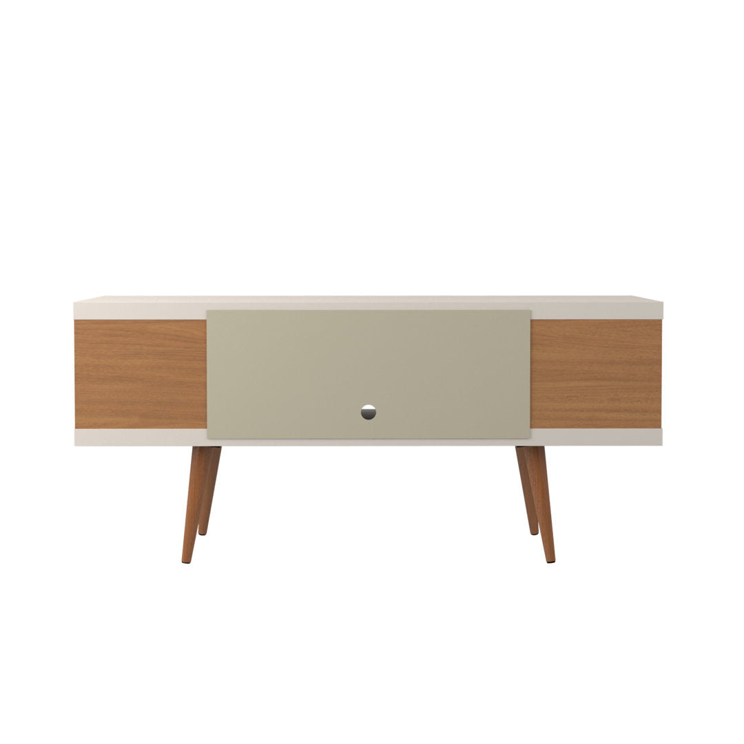 Michaelson TV Stand for TVs up to 50" Wade Logan® Color: Off White/Maple Cream