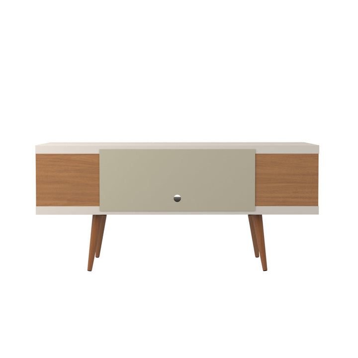 Michaelson TV Stand for TVs up to 50" Wade Logan® Color: Off White/Maple Cream