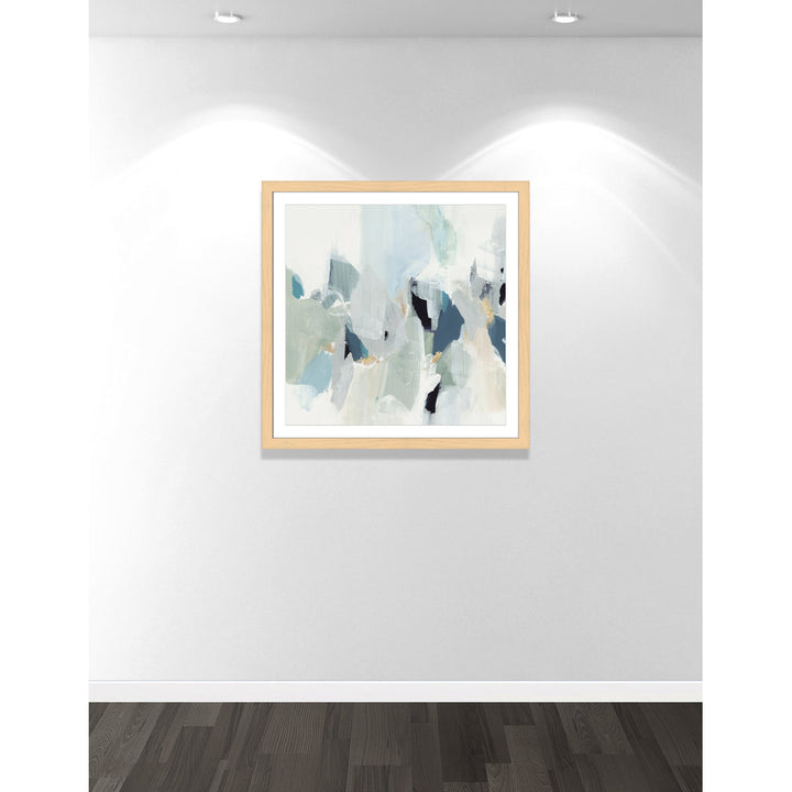 Little Talks II by Isabelle Z - Picture Frame Print on Canvas Casa Fine Arts Size: 37.5" H x 37.5" W x 1.25" D Format: Natural Picture Framed Paper