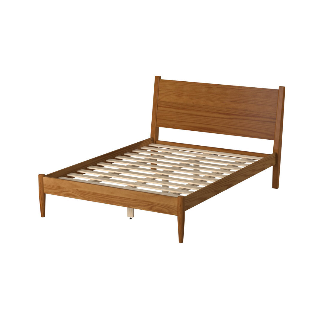 Grady Solid Wood Platform Bed AllModern Color: Castanho Size: Full / Double