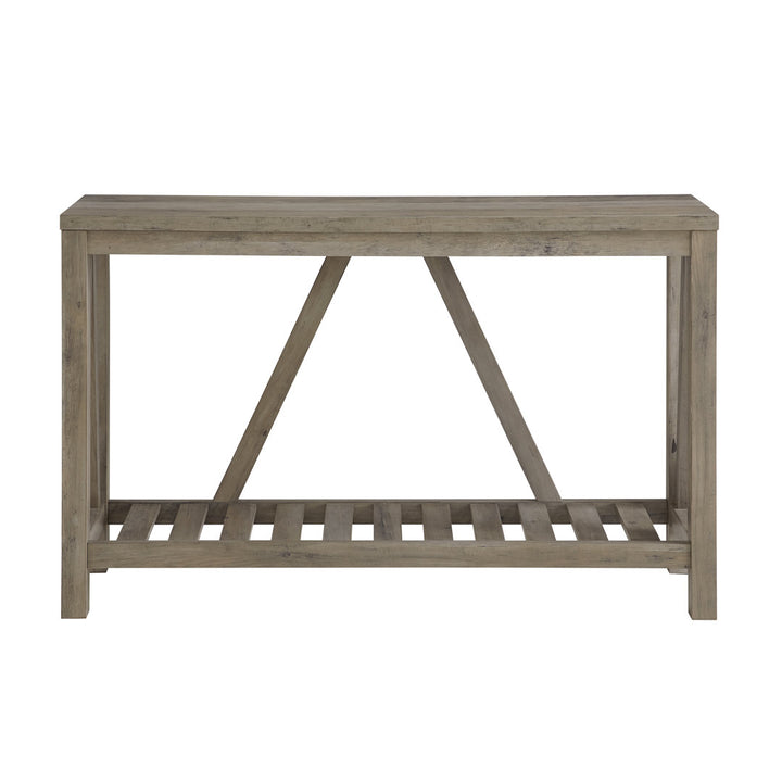Rakira Modern Farmhouse Console Table Red Barrel Studio® Color: Gray Wash