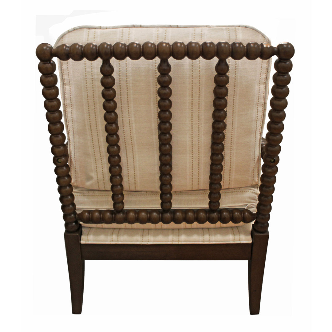28" W Linen Armchair Langley Street® Fabric: Beige Linen