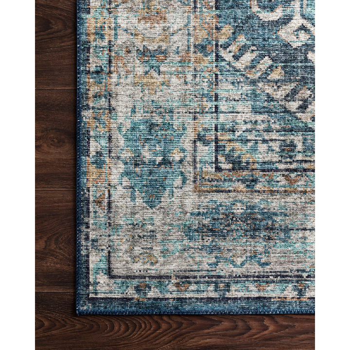 Gelo Oriental Denim/Gray Area Rug Bungalow Rose Rug Size: Runner 2'6" x 12'
