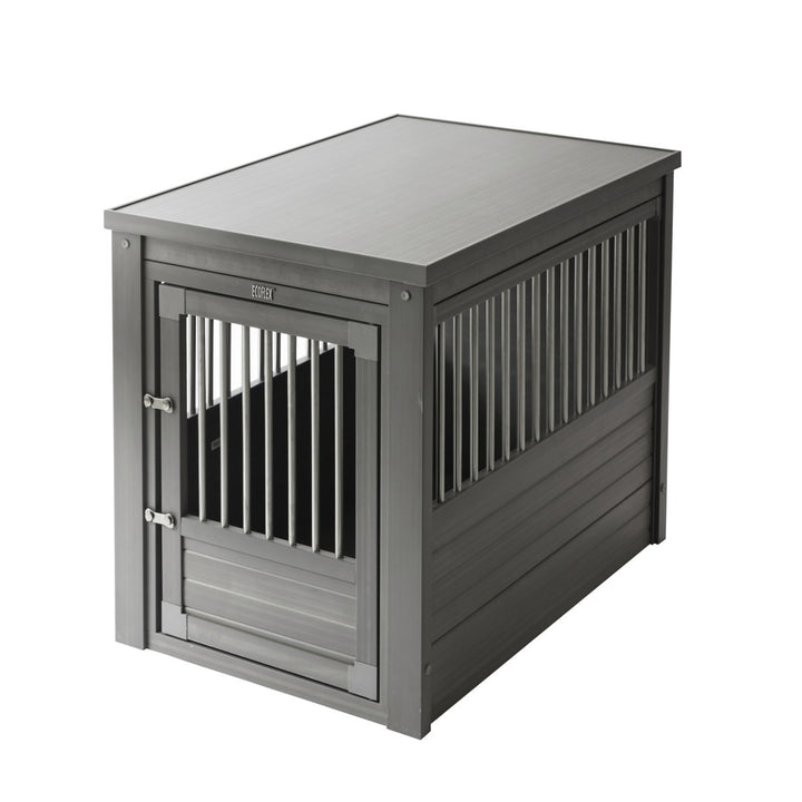 Southwick ECOFLEX® Furniture-Style Dog Crate – End Table Design Archie & Oscar™ Color: Gray Size: Large (28" H x 24" W x 35.4" D)