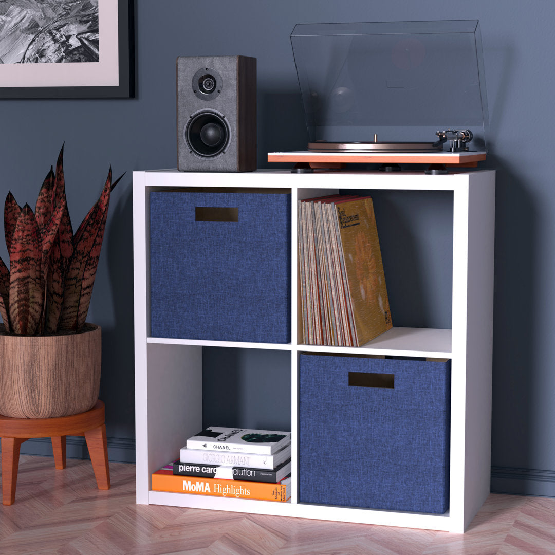 30" H x 30" W Decorative Cube Bookcase ClosetMaid Color: White
