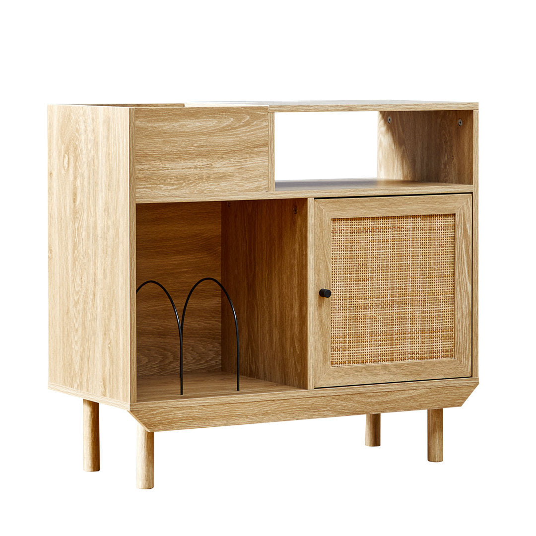 Audio Cabinet Breakwater Bay Color: Natural