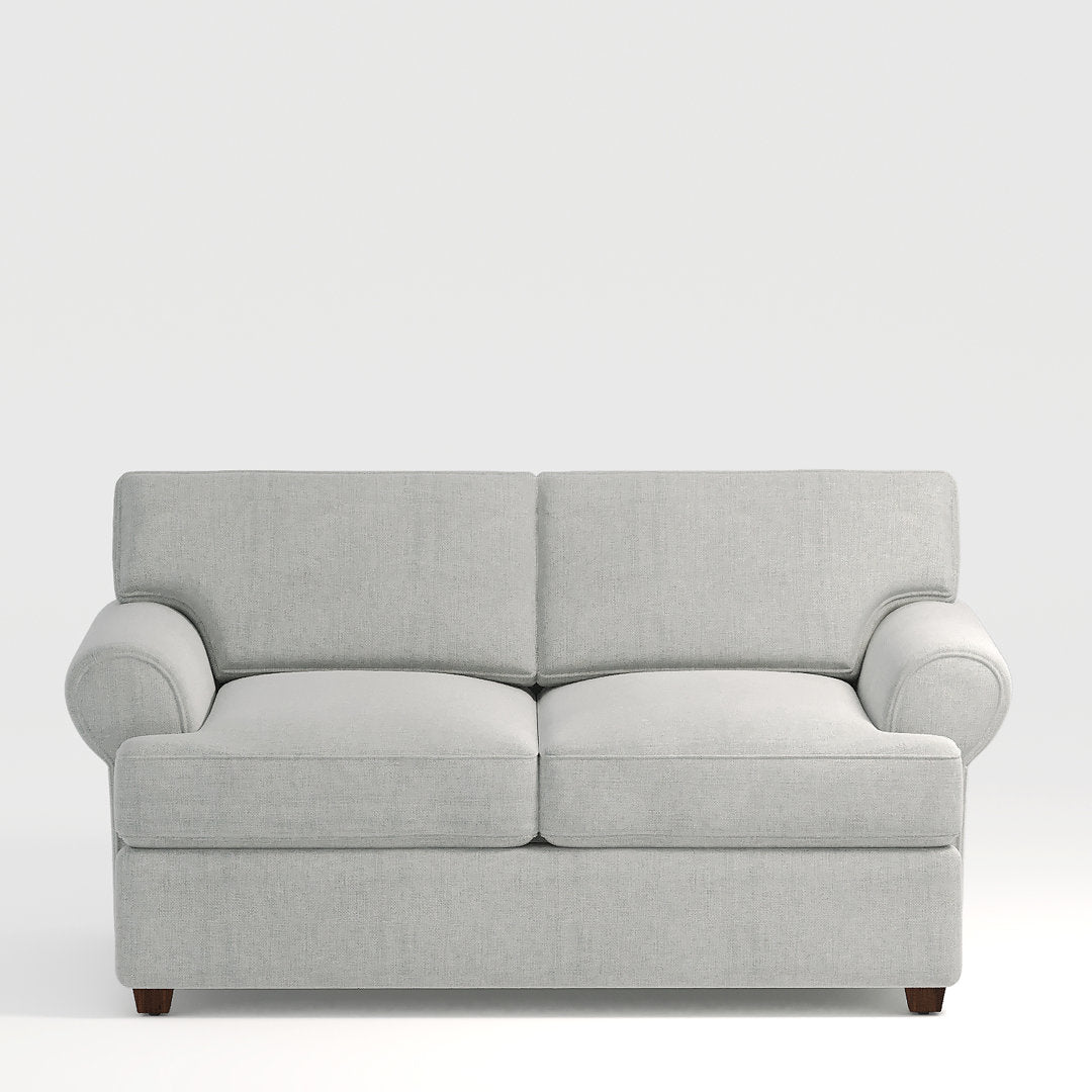 67" Recessed Arm Loveseat Birch Lane™ Fabric: Vault Spa Performance
