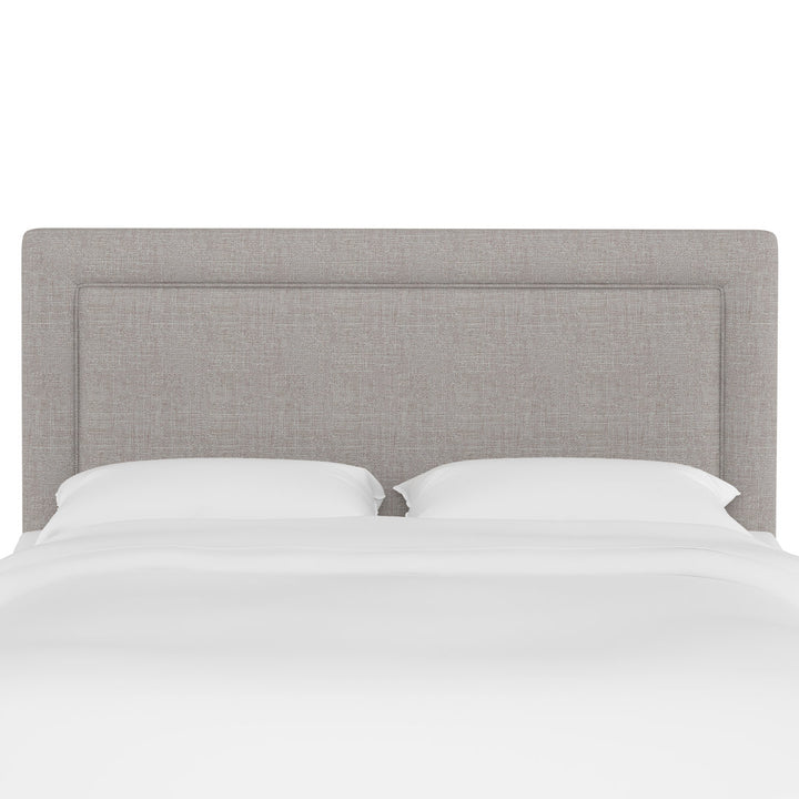 Rowberrow Upholstered Panel Headboard Mercury Row® Size: King Upholstery: Textured Feather Linen
