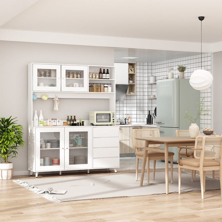 Dorilal 74.8" Kitchen Pantry Tucker Murphy Pet™ Finish: White
