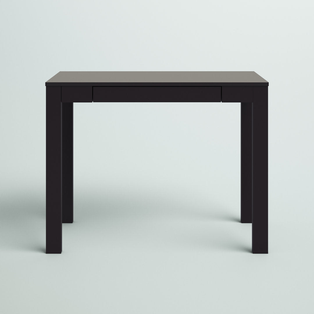 Genthner Writing Desk with Drawer Zipcode Design™ Color (Top/Frame): Espresso/Espresso