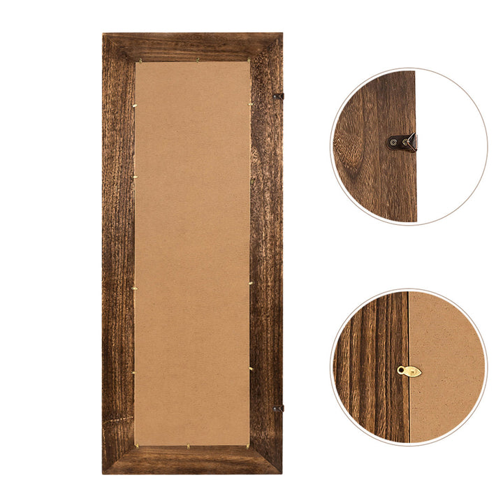 Larimar Wood Framed Leaning Full Length Mirror in Nutural Color Millwood Pines