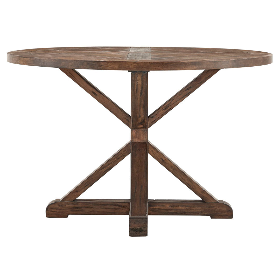 Ashbaugh Pedestal Dining Table Greyleigh™ Color: Brown Size: 54" L x 54" W