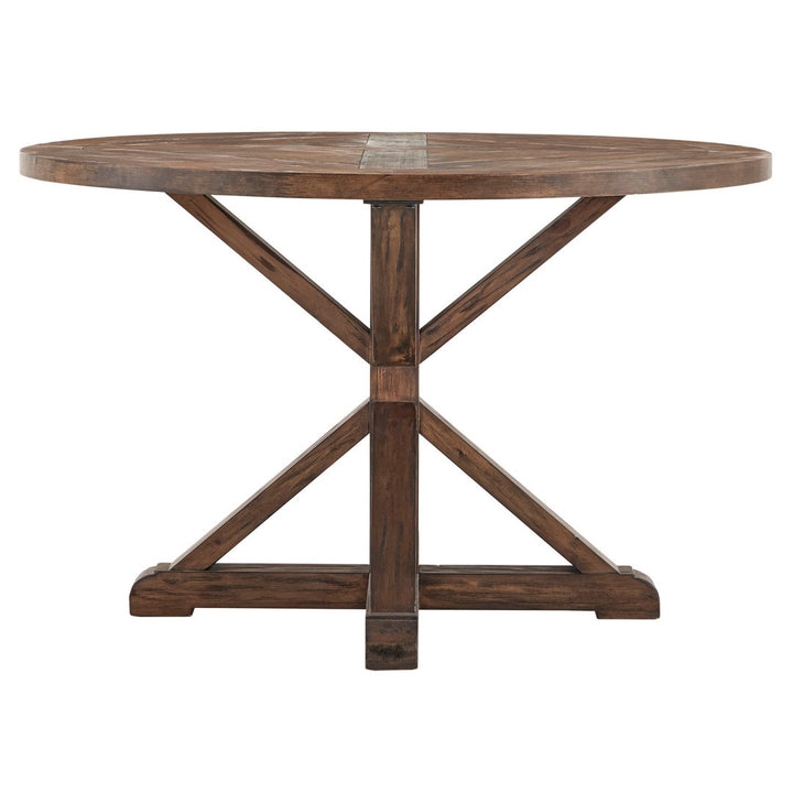 Ashbaugh Pedestal Dining Table Greyleigh™ Color: Brown Size: 54" L x 54" W