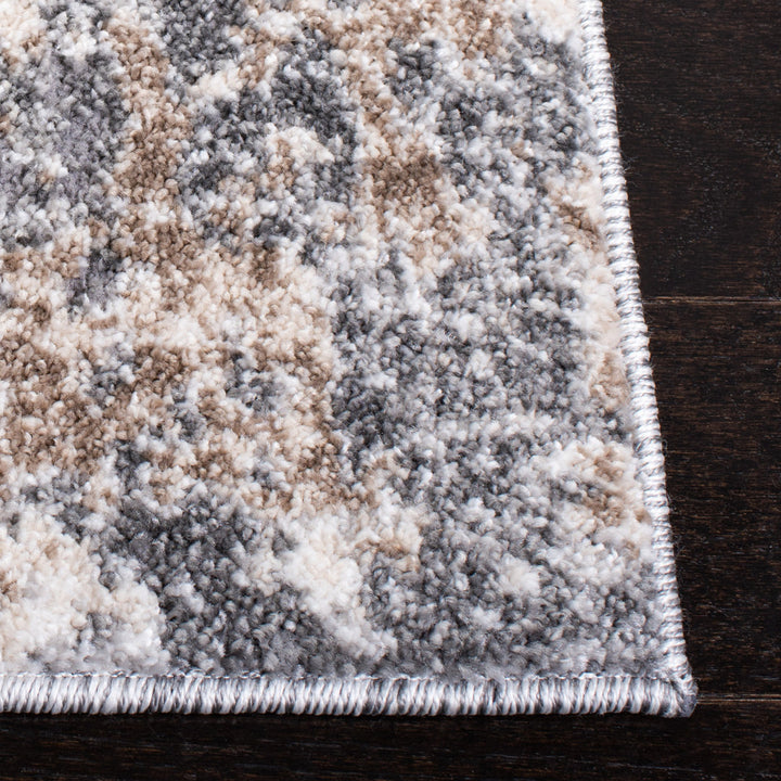 Hassell Abstract Light Gray/Gray Area Rug Trent Austin Design® Rug Size: Square 7'1"