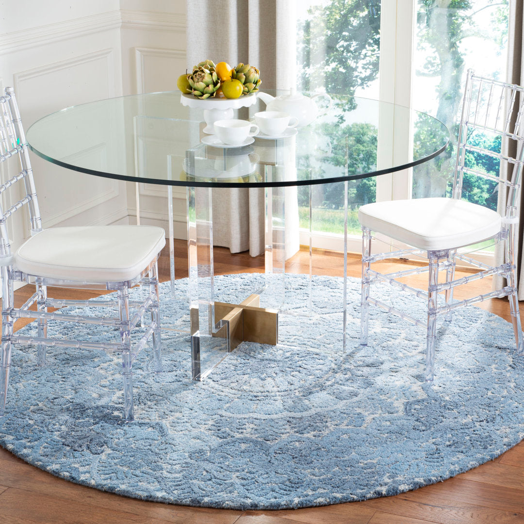 Husted Hand Tufted Performance Oriental Rug House of Hampton® Rug Size: Round 6'
