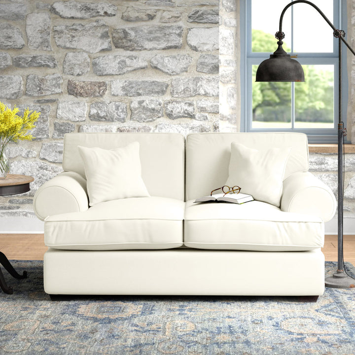 67" Recessed Arm Loveseat Birch Lane™ Fabric: Conversation Pearl Basketweave