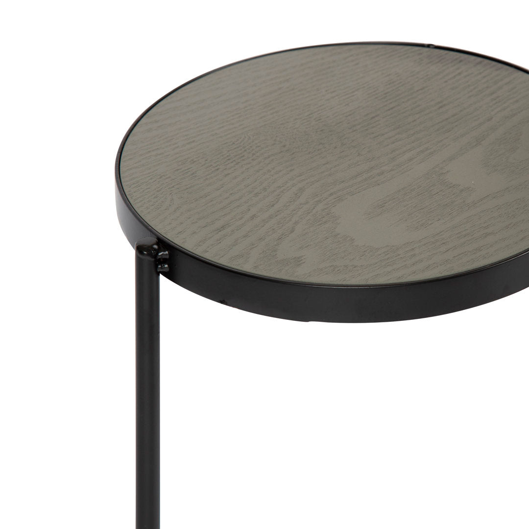 Logan Square Round Multi-Tiered Solid Wood Plant Stand Mercury Row® Color: Gray