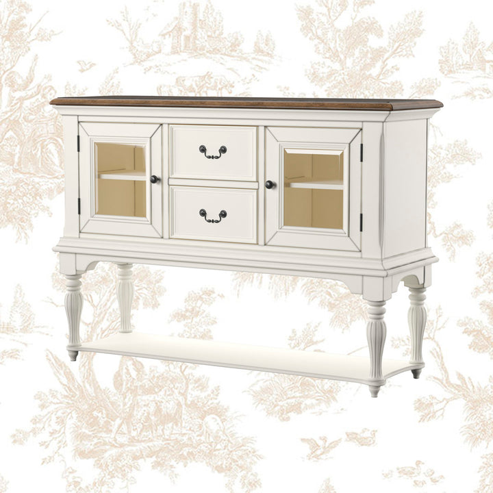 Cleckheat 56" Wide 2 Drawer Sideboard Laurel Foundry Modern Farmhouse®