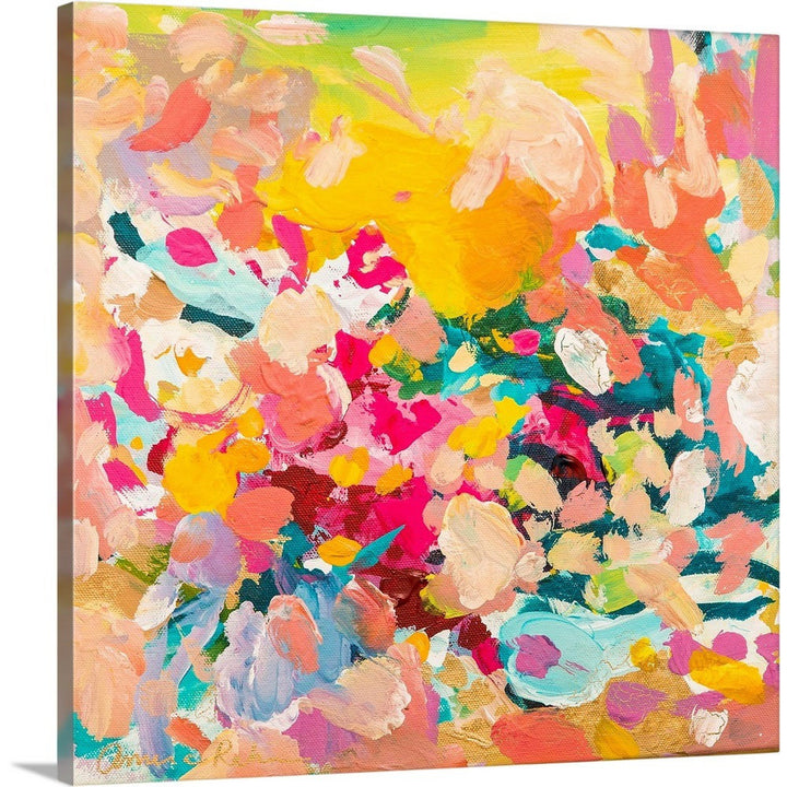 Hopeless Romantic by Amira Rahim - Print on Canvas Wade Logan® Size: 12" H x 12" W Format: Wrapped Canvas
