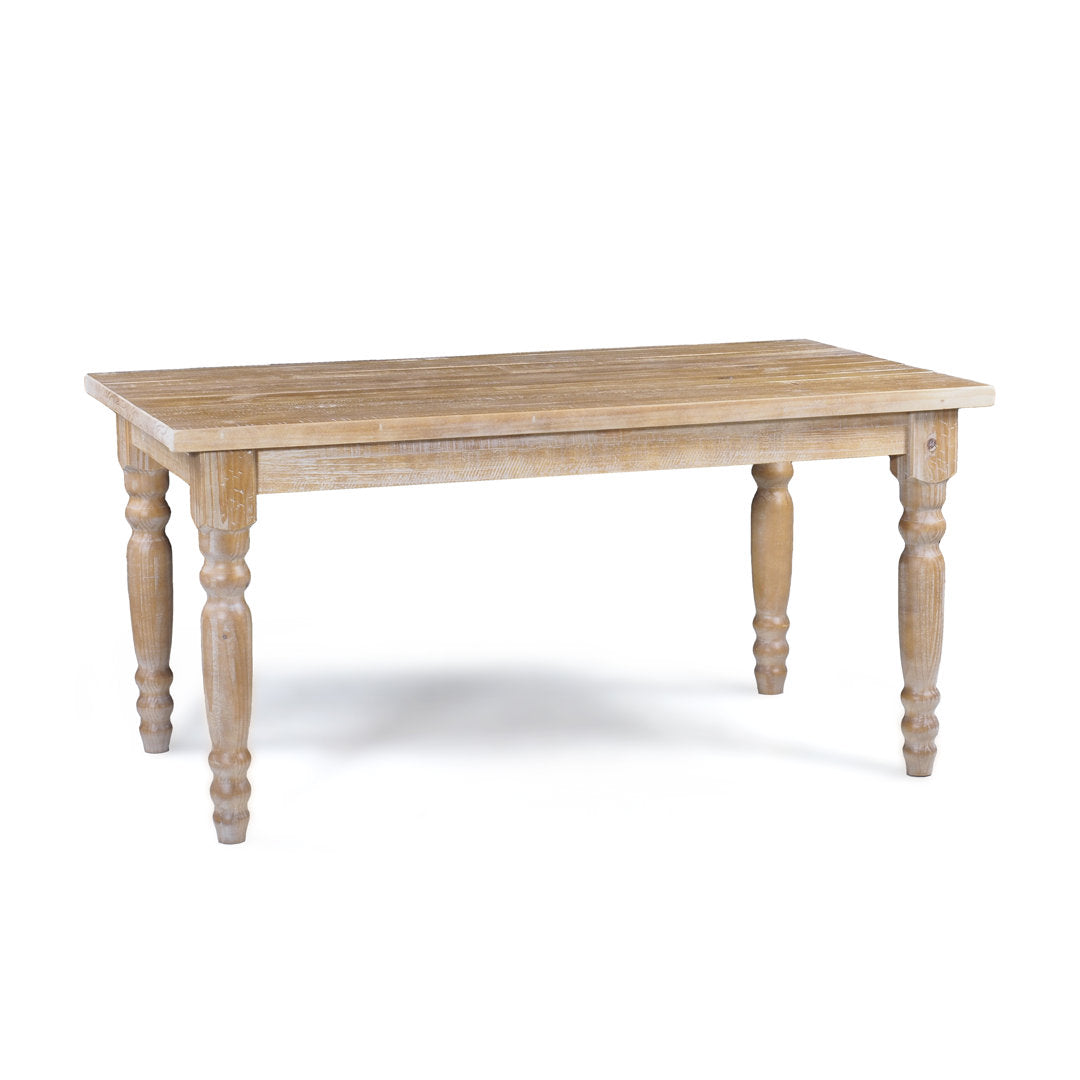 Valerie Dining Table Grain Wood Furniture Color: Driftwood