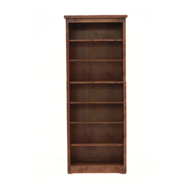 Gidas Standard Bookcase Red Barrel Studio® Color: Antique Alder Size: (6 Shelves) 84" H x 30" W x 13" D