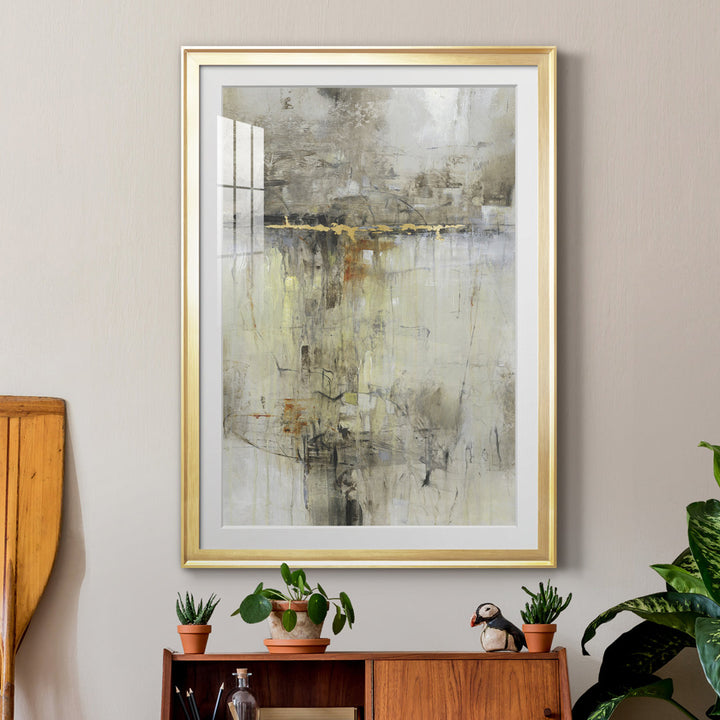 Cross Over II Premium Framed Print - Ready To Hang Lark Manor™ Size: 24.5" H x 18.5" W x 1" D Format: Gold Framed