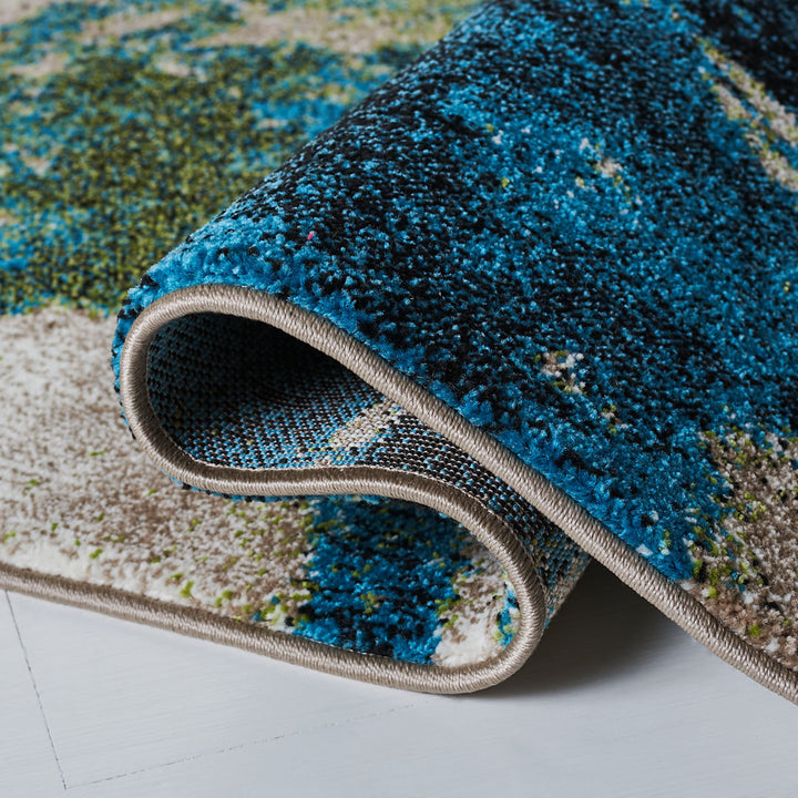 Dowlen Performance Abstract Rug 17 Stories Rug Size: Rectangle 2'7" x 5'