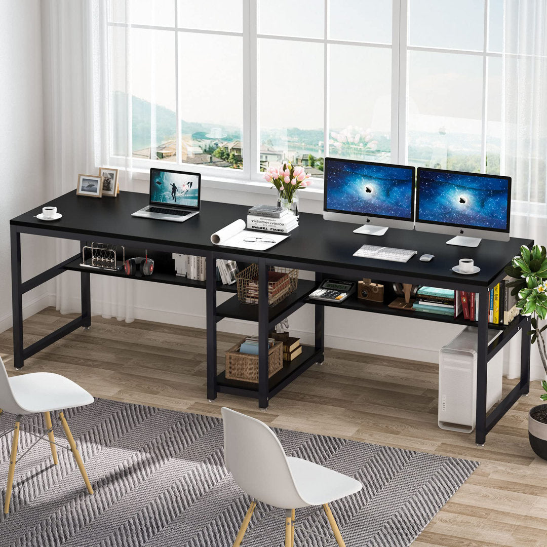 Rigueiro Desk 17 Stories Color (Top/Frame): Black