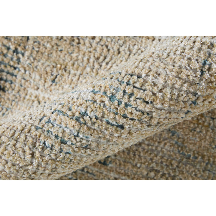 Alberdine Transitional Medallion Handmade Sand Rug Lark Manor™ Rug Size: Rectangle 7'6" x 9'6"