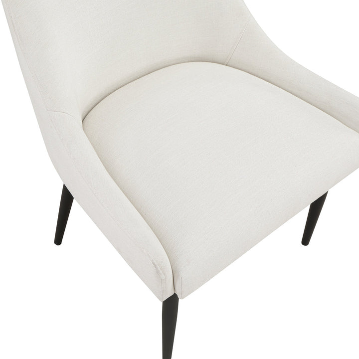 Liandra Side Chair (Set of 2) George Oliver Color: Cream Linen