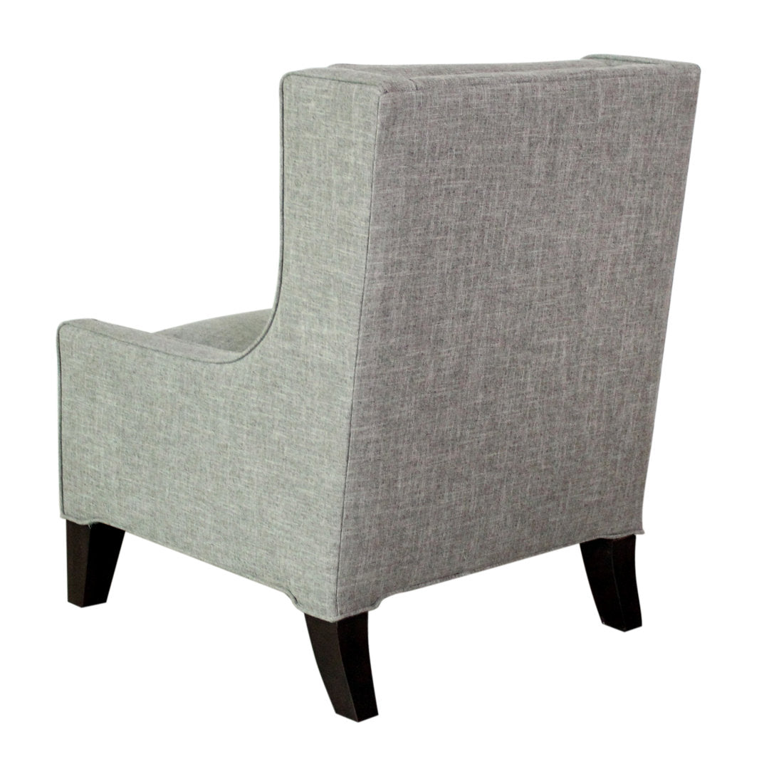 Lucy 26" W Slipper Chair Edgecombe Furniture Body Fabric: Archetype Quartz