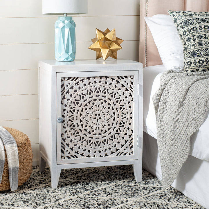 Etherson Nightstand Bungalow Rose Color: White Wash