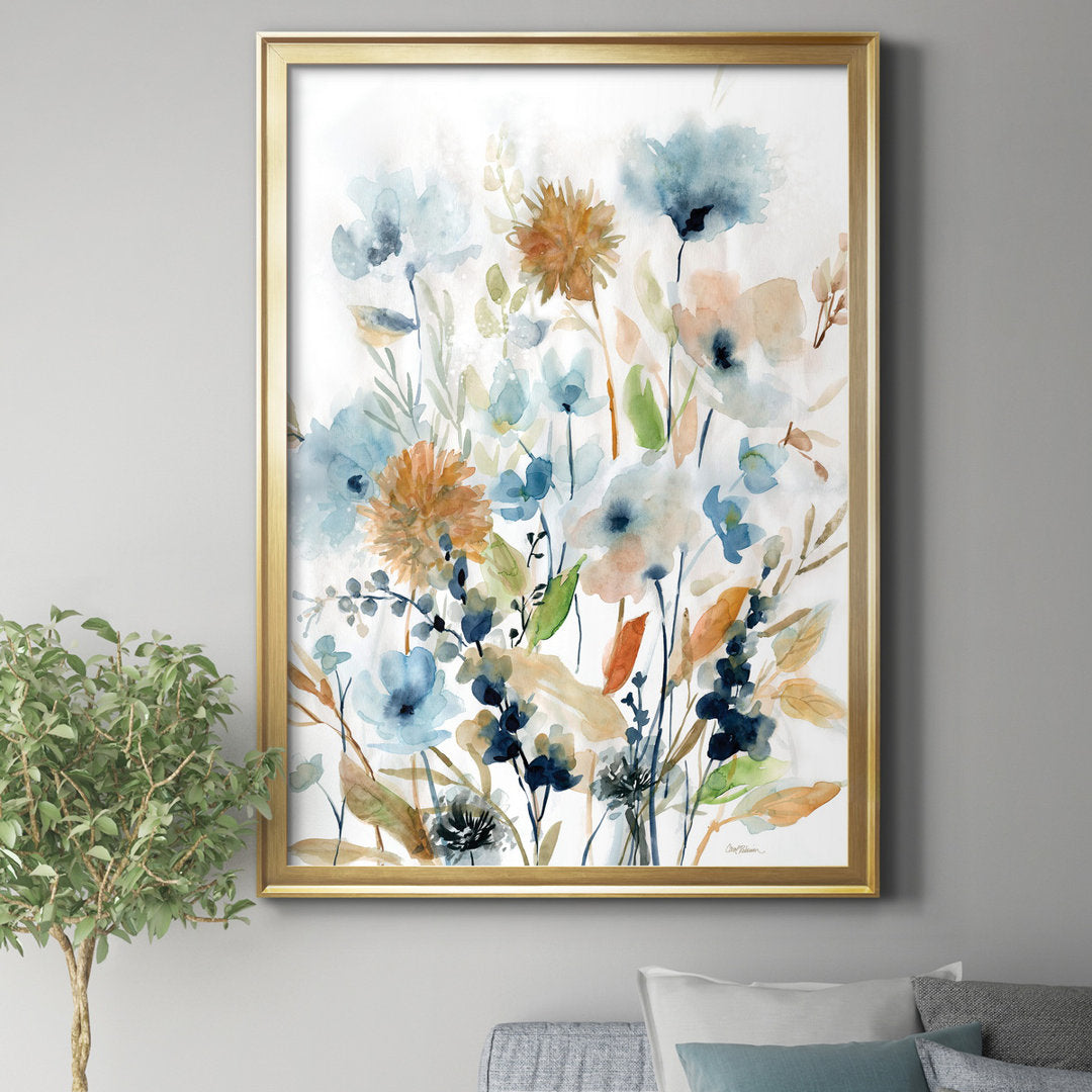 Holland Spring Mix II - Picture Frame Print on Canvas Red Barrel Studio® Frame Color: Gold Size: 26.5" H x 36.5" W x 1.5" D