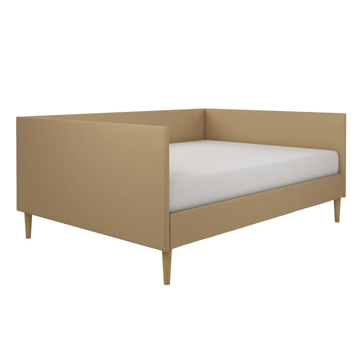Chadlee Daybed Mercer41 Color: Tan Linen Size: Full